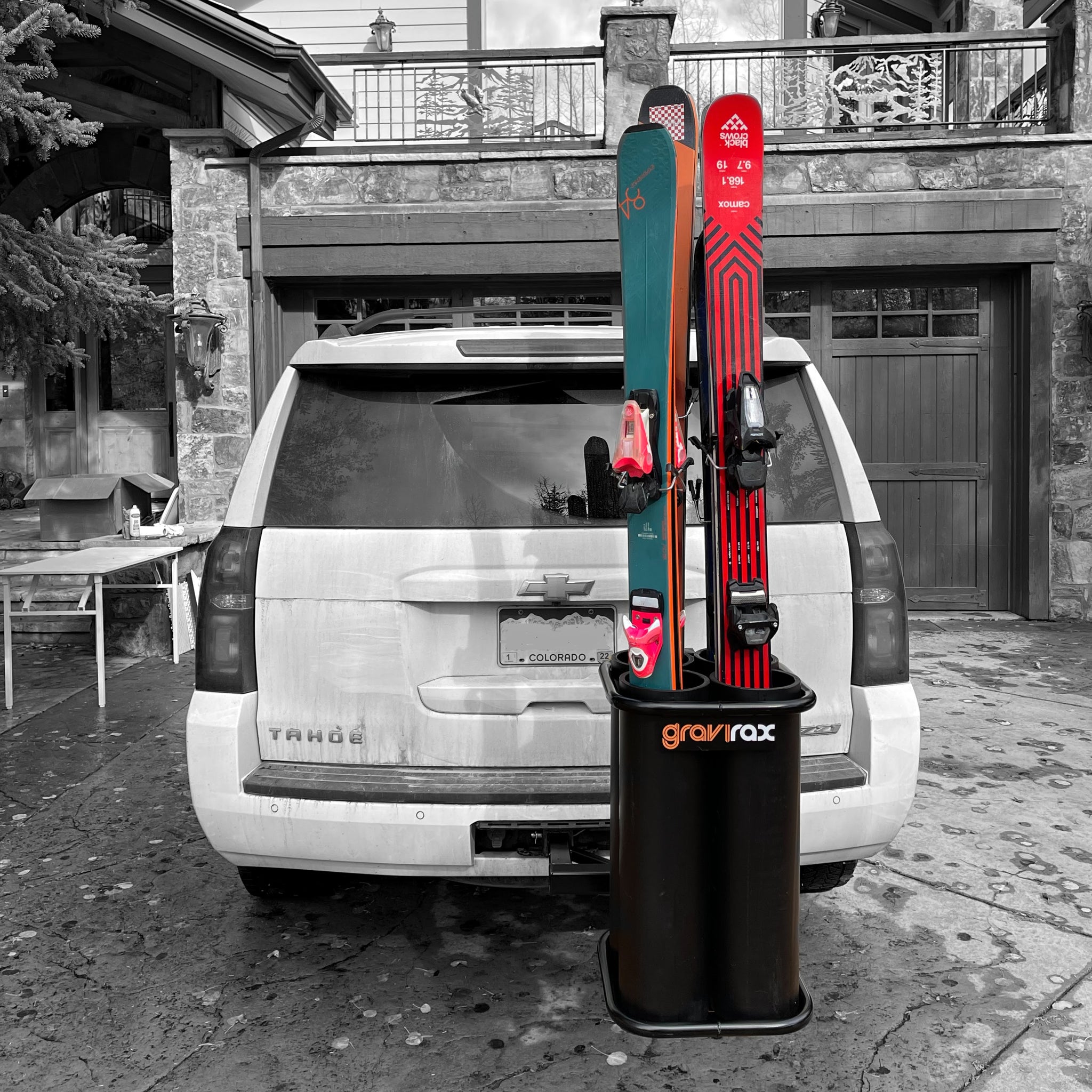 Easiest Trailer Hitch Ski Rack for SUV